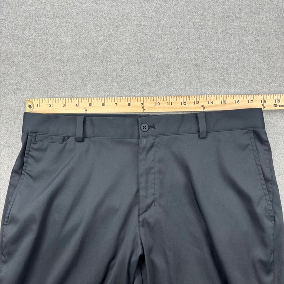 Nike Dri-FIT Victory Golf Pants Mens 35x30 Black  Tour Performance Straight Leg - Picture 4 of 9